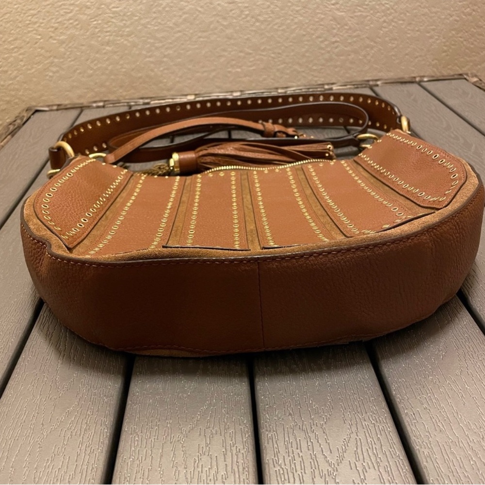 Michael Kors Women's  Guitar Strap Purse | Brooklyn Grommet | Tassel - Picture 7 of 16